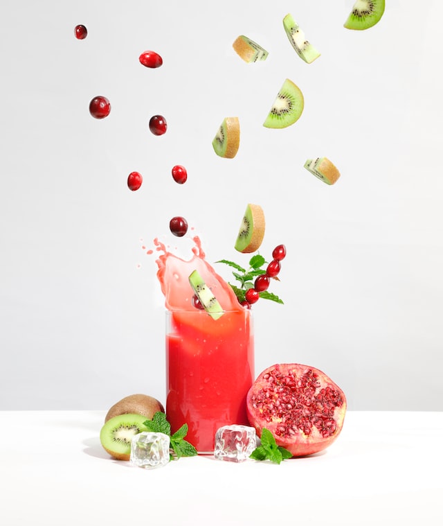 glass of fruit juice