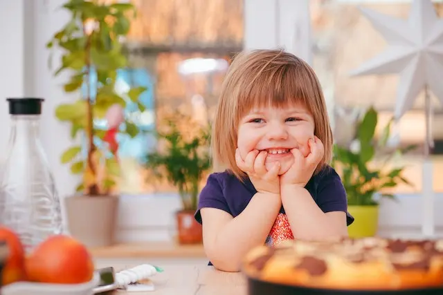 A happy child.